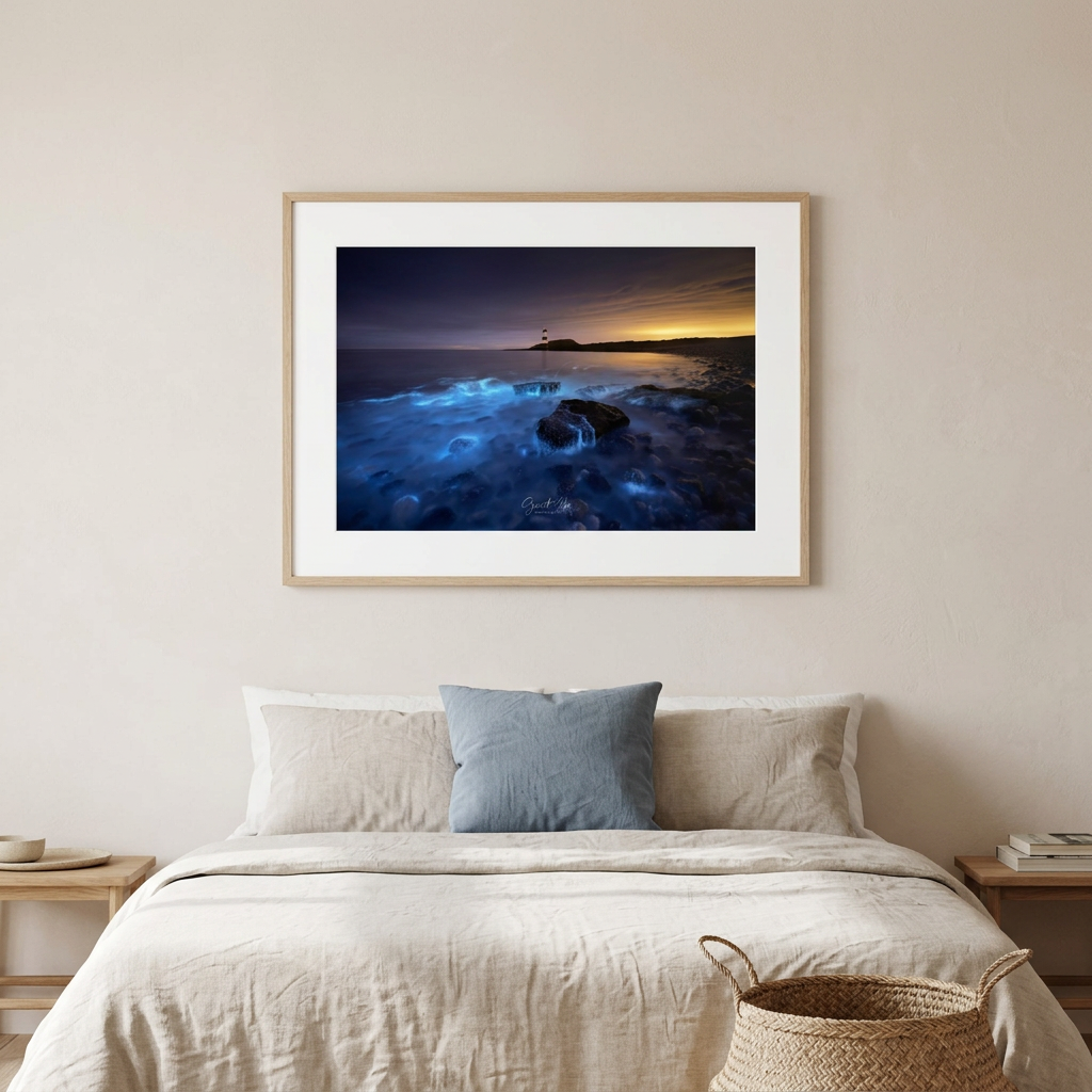 Bioluminescent Anglesey Fine Art Print | By Photographer Gareth Mon Jones
