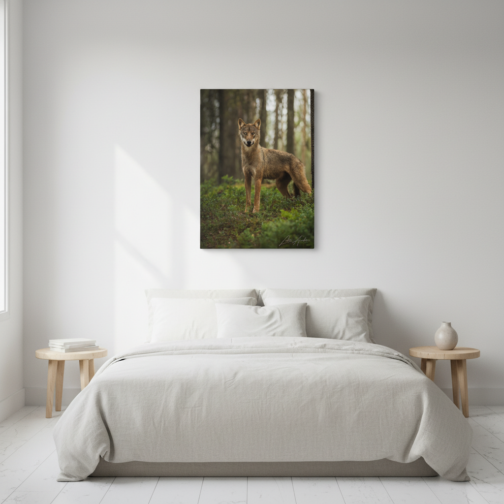 Forest Sentinel, Wild Wolf — By Photographer Lukas Andersen