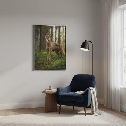 Forest Sentinel, Wild Wolf — By Photographer Lukas Andersen