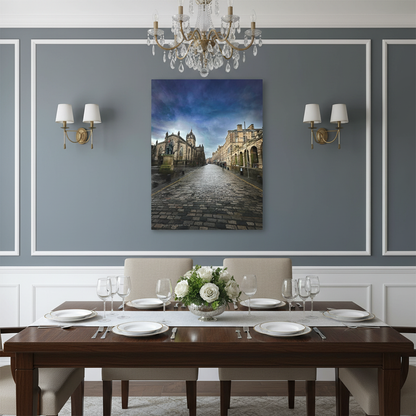 Royal Mile Edinburgh Canvas Print – By Photographer Fergus King