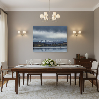 The Cuillins Canvas Print – By Photographer Fergus King l Scottish Highlands Seascape Wall Art