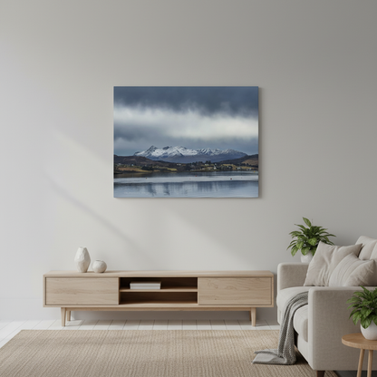 The Cuillins Canvas Print – By Photographer Fergus King l Scottish Highlands Seascape Wall Art