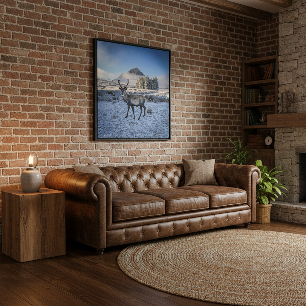 Glen Coe Stag Canvas Print – By Photographer Fergus King