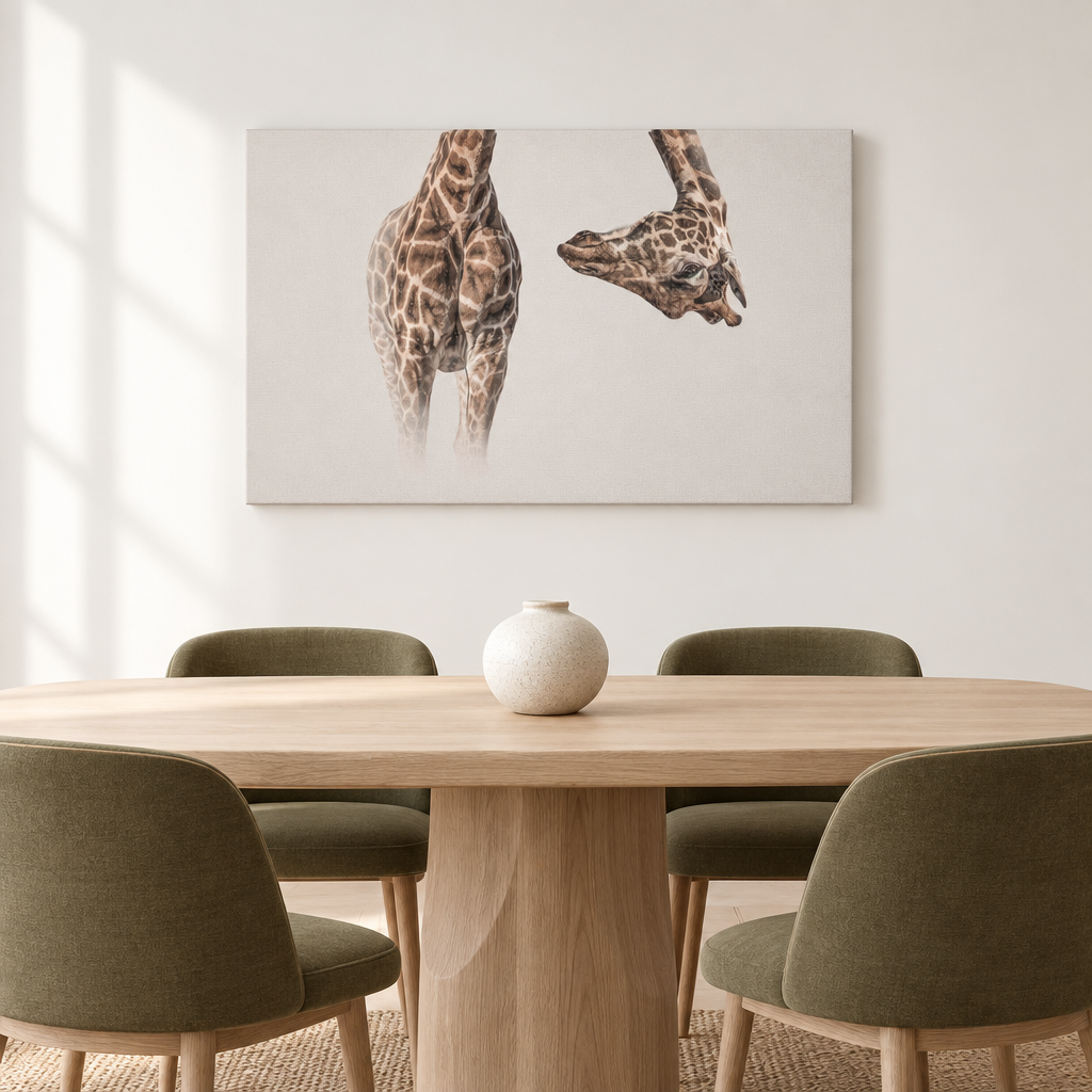 Graceful Giraffe Bend — By Photographer Patsy Weingart
