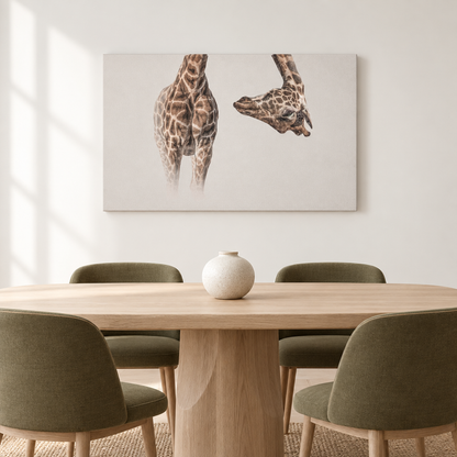 Graceful Giraffe Bend — By Photographer Patsy Weingart