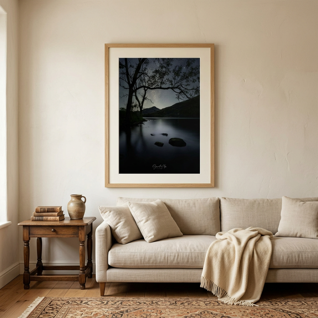 Gwynant Milky Way Fine Art Print | By Photographer Gareth Mon Jones