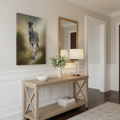 Zebra on the Path – By Photographer Patsy Weingart