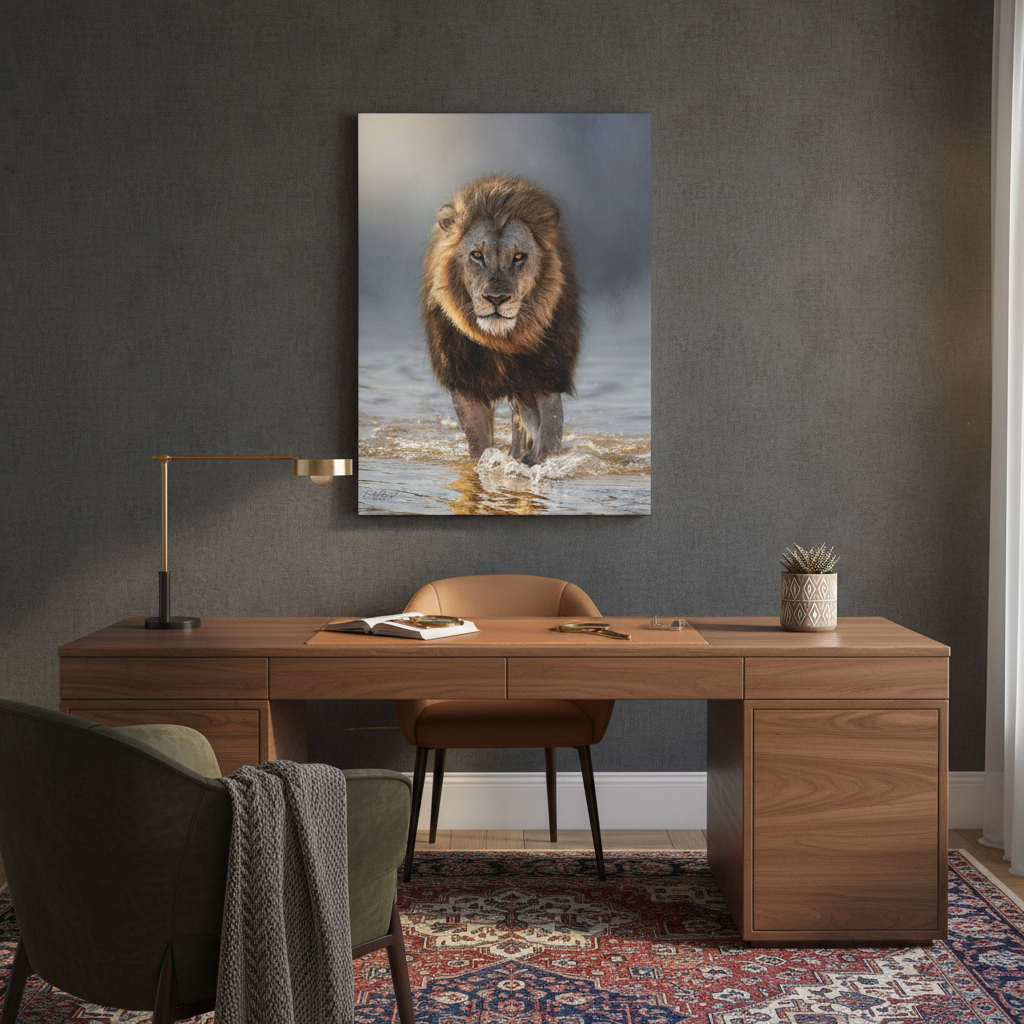 Lion of the Delta – By Photographer Patsy Weingart