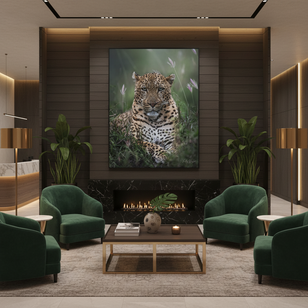 Leopard in the Grass – By Photographer Patsy Weingart