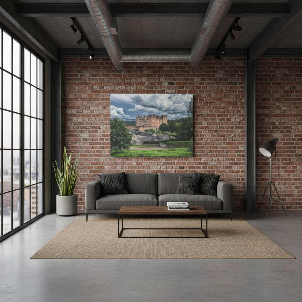 Drumlanrig Castle Canvas Print – by Photographer Fergus King