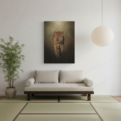 Menacing Leopard on the Path – By Photographer Patsy Weingart