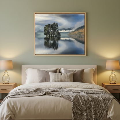 Kenmore Canvas Print – Scottish Loch Landscape Wall Art by Photographer Fergus King