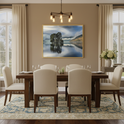 Kenmore Canvas Print – Scottish Loch Landscape Wall Art by Photographer Fergus King