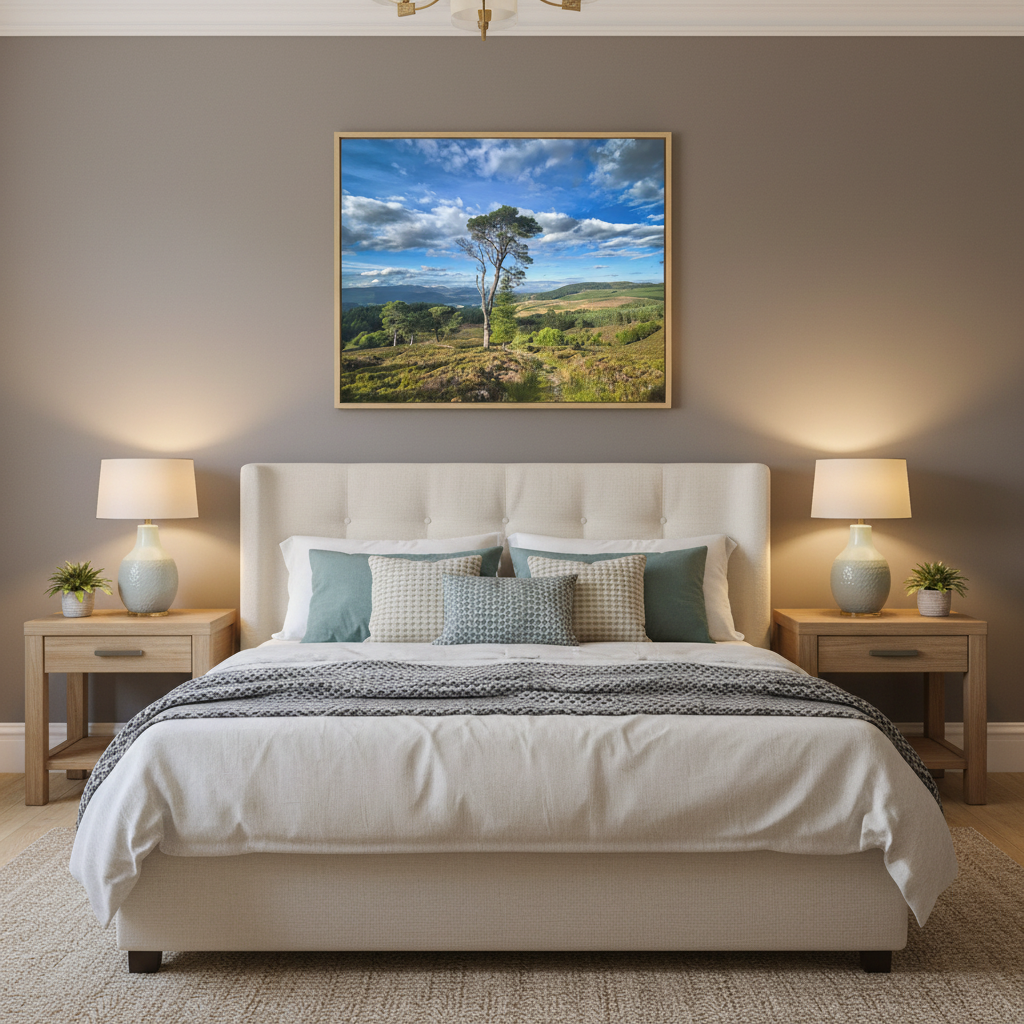 Kenmore Hill Canvas Print – By Photographer Fergus King | Scottish Highlands Landscape Wall Art
