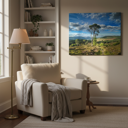 Kenmore Hill Canvas Print – By Photographer Fergus King | Scottish Highlands Landscape Wall Art