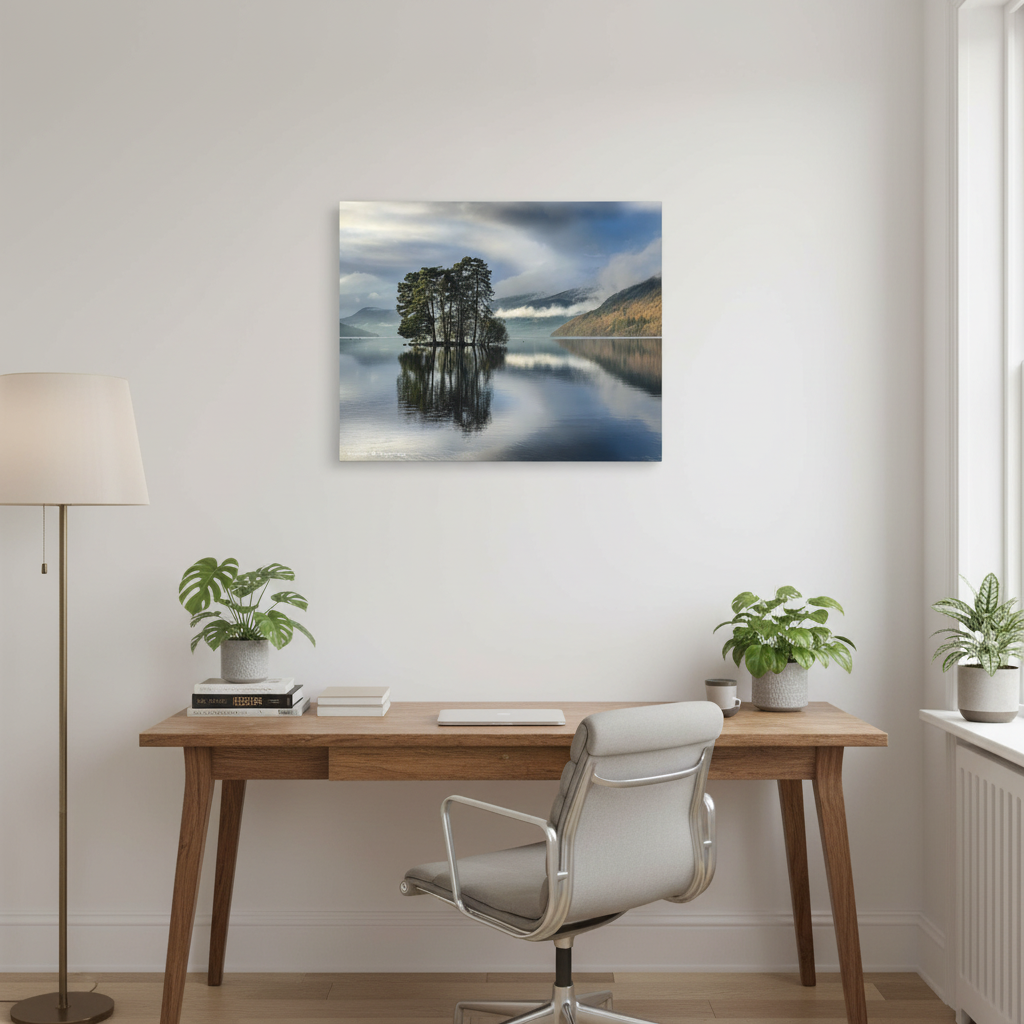 Kenmore Canvas Print – Scottish Loch Landscape Wall Art by Photographer Fergus King