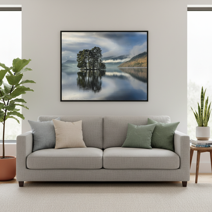 Kenmore Canvas Print – Scottish Loch Landscape Wall Art by Photographer Fergus King