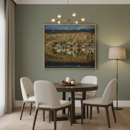 Kenmore Village Canvas Print – Scottish Highlands Wall Art by Photographer Fergus King