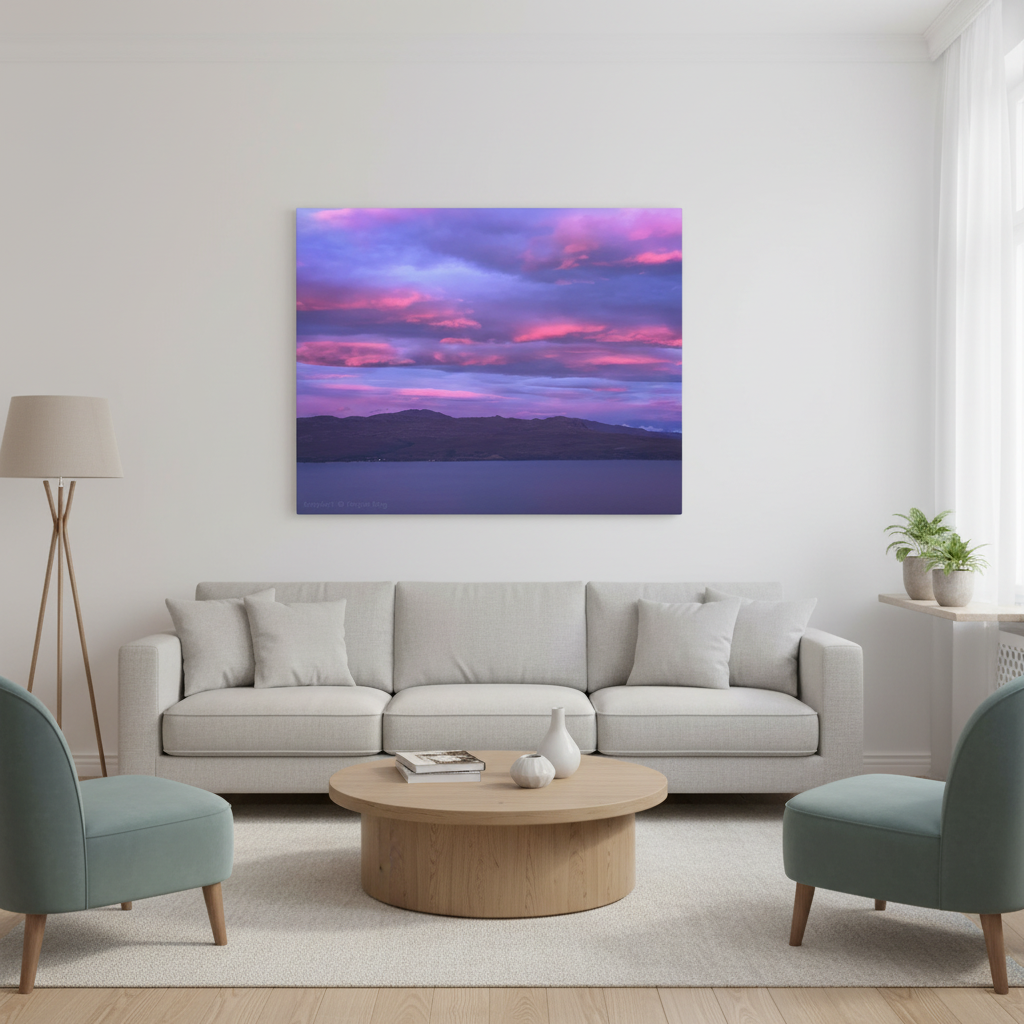 Knoydart Canvas Print – Scottish Highlands Wall Art by Photographer Fergus King