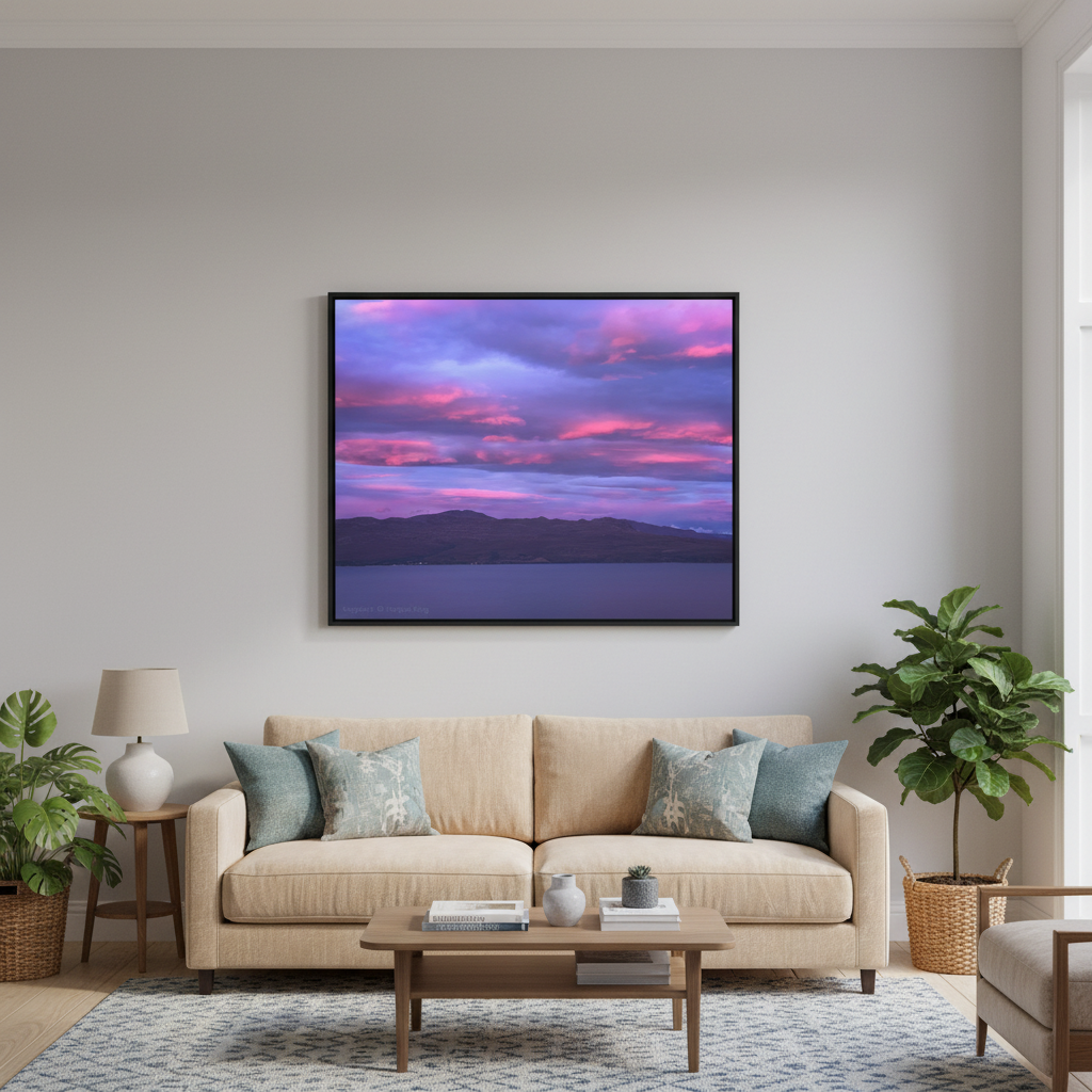 Knoydart Canvas Print – Scottish Highlands Wall Art by Photographer Fergus King
