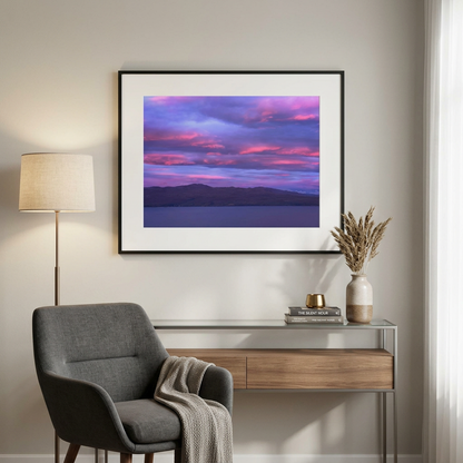 Knoydart Twilight Fine Art Print | By Photographer Fergus King