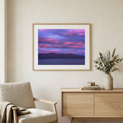 Knoydart Twilight Fine Art Print | By Photographer Fergus King