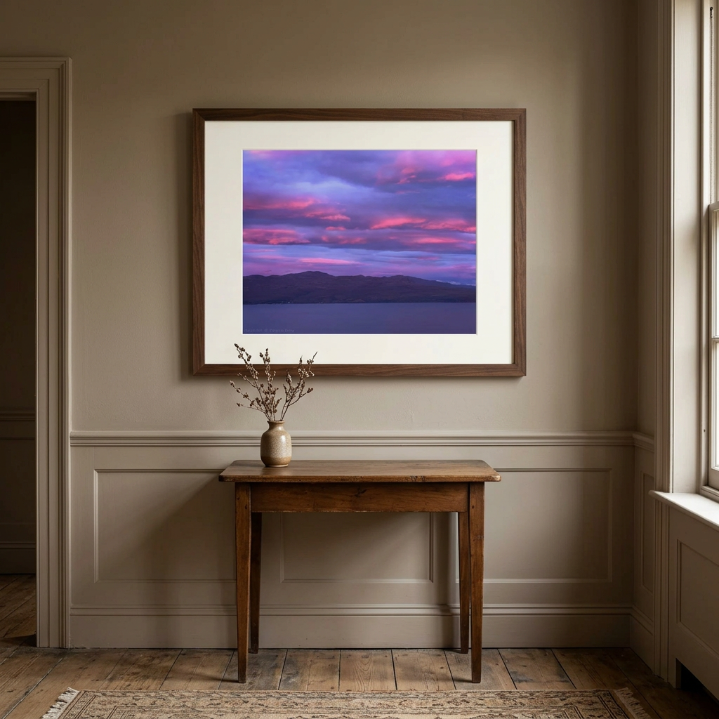 Knoydart Twilight Fine Art Print | By Photographer Fergus King