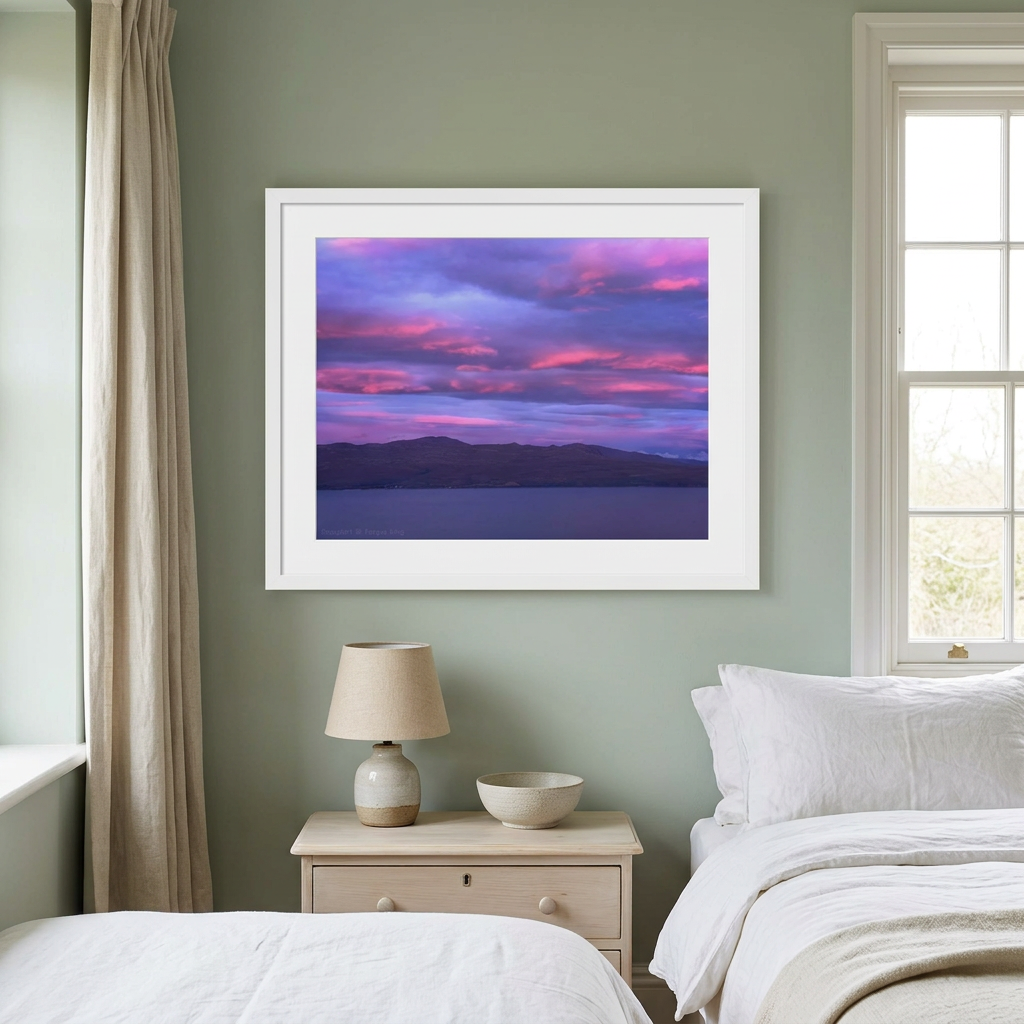Knoydart Twilight Fine Art Print | By Photographer Fergus King