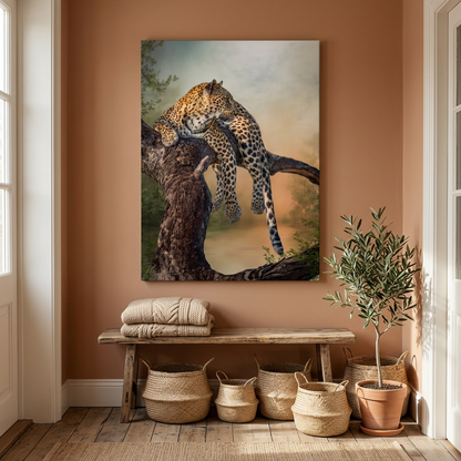 Leopard at Rest Canvas Print | By Photographer Patsy Weingart
