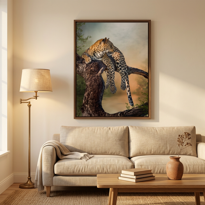 Leopard at Rest Canvas Print | By Photographer Patsy Weingart