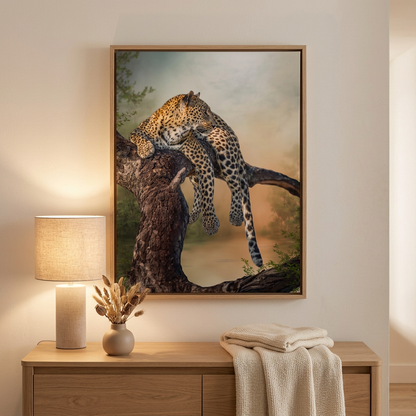 Leopard at Rest Canvas Print | By Photographer Patsy Weingart