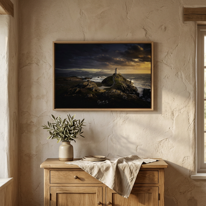 Llanddwyn Lighthouse – Winding Path Beneath a Moody Welsh Sky | By Photographer Gareth Mon Jones