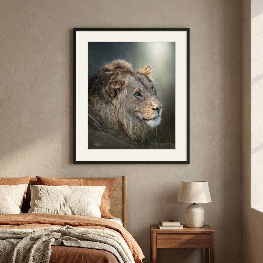 Lion's Gaze Fine Art Print | By Photographer Patsy Weingart