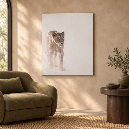 Lioness in Motion — By Photographer Patsy Weingart