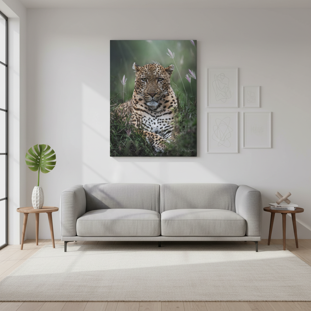 Leopard in the Grass – By Photographer Patsy Weingart