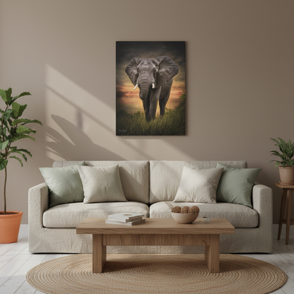 Majestic Elephant at the Water’s Edge – By Photographer Patsy Weingart
