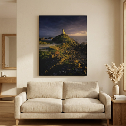 Llanddwyn Sunset – Golden Light Over an Iconic Welsh Lighthouse | By Photographer Gareth Mon Jones