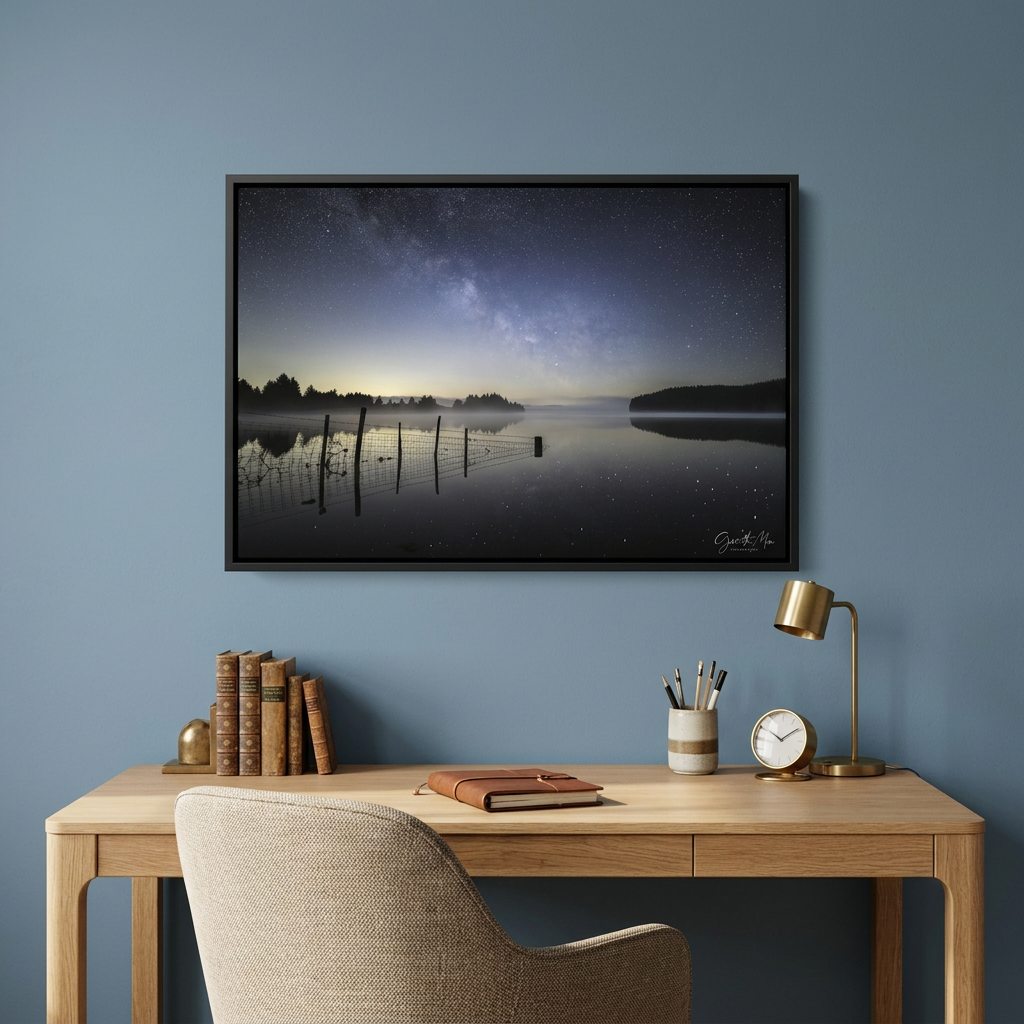 Llyn Brenig Milky Way by Photographer Gareth Mon Jones