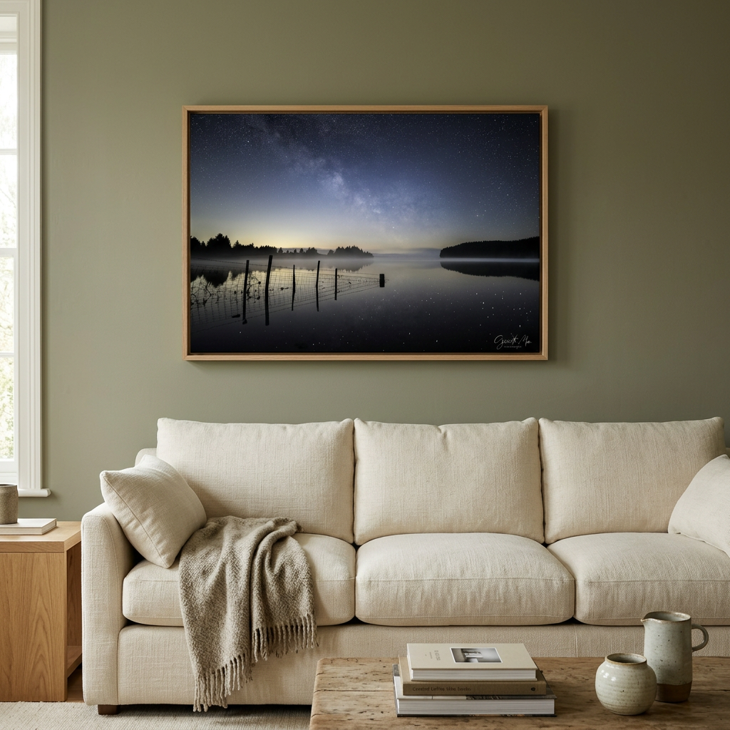 Llyn Brenig Milky Way by Photographer Gareth Mon Jones