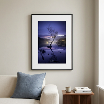 Llyn Padarn Evening Reflections Fine Art Print | By Photographer Gareth Mon Jones