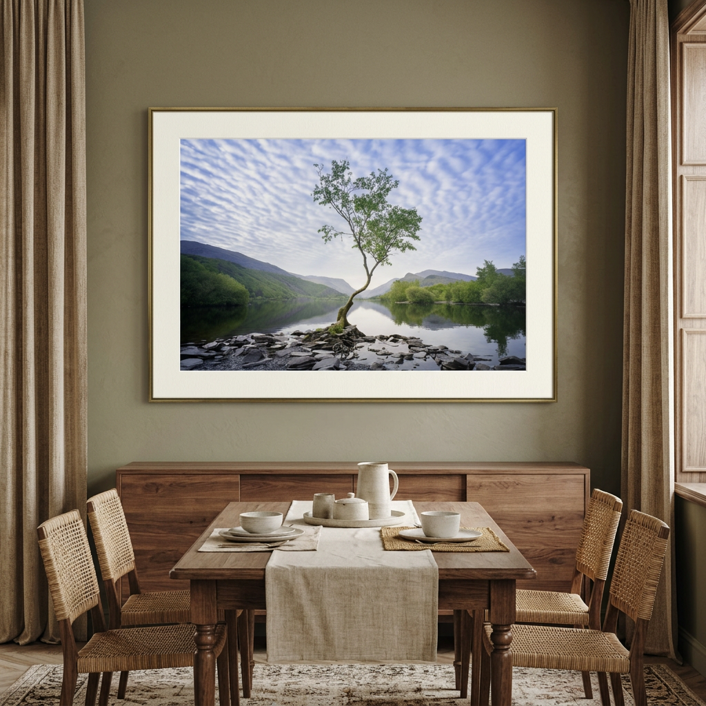 Llyn Padarn in July Fine Art Print | By Photographer Gareth Mon Jones