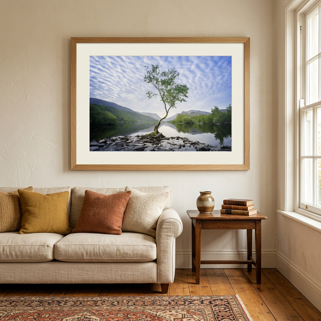 Llyn Padarn in July Fine Art Print | By Photographer Gareth Mon Jones