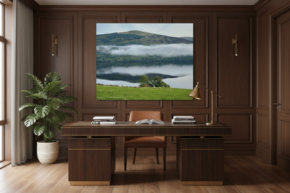 Loch Tay Clouds – Scottish Landscape Canvas Print by Fergus King