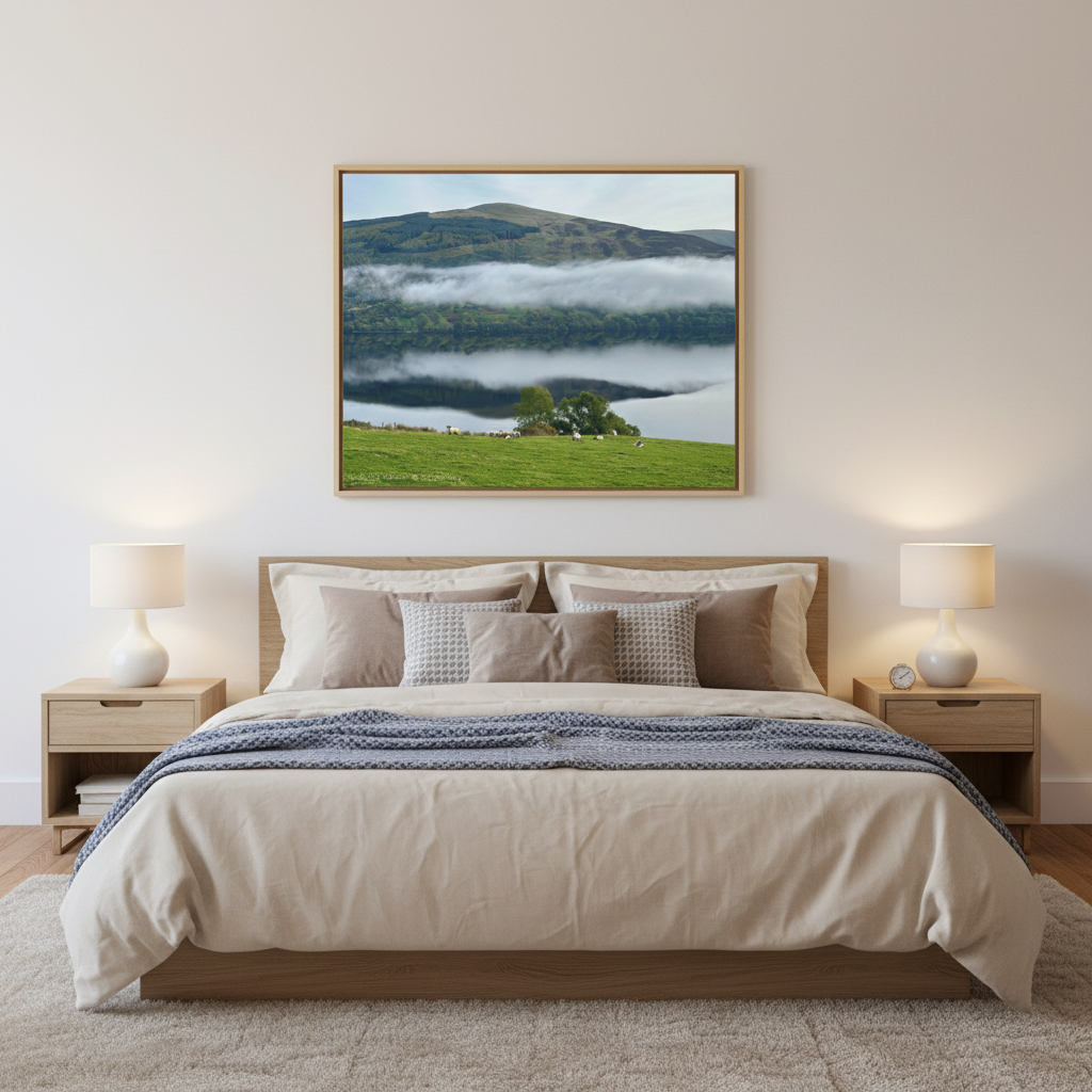 Loch Tay Clouds – Scottish Landscape Canvas Print by Fergus King