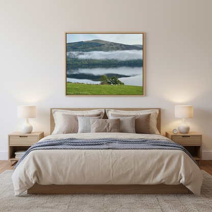 Loch Tay Clouds – Scottish Landscape Canvas Print by Fergus King