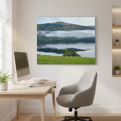 Loch Tay Clouds – Scottish Landscape Canvas Print by Fergus King