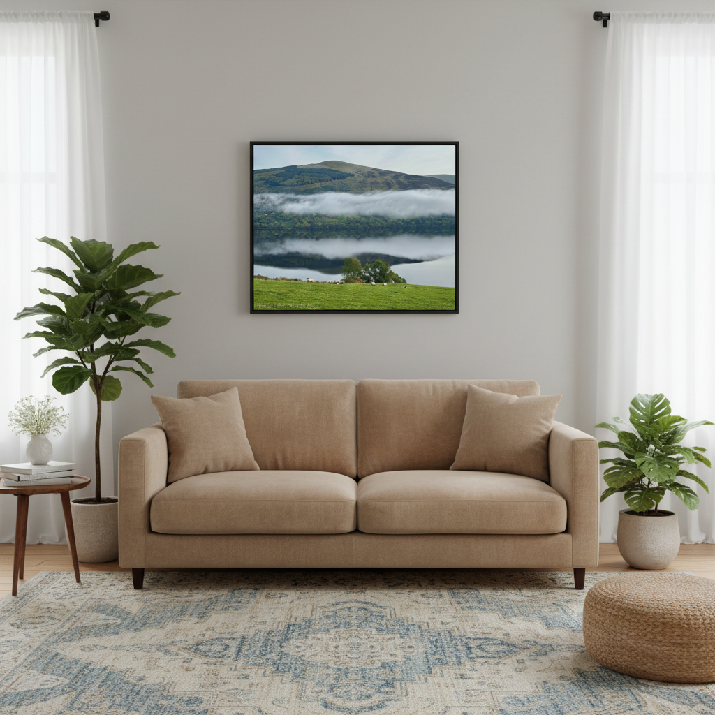 Loch Tay Clouds – Scottish Landscape Canvas Print by Fergus King