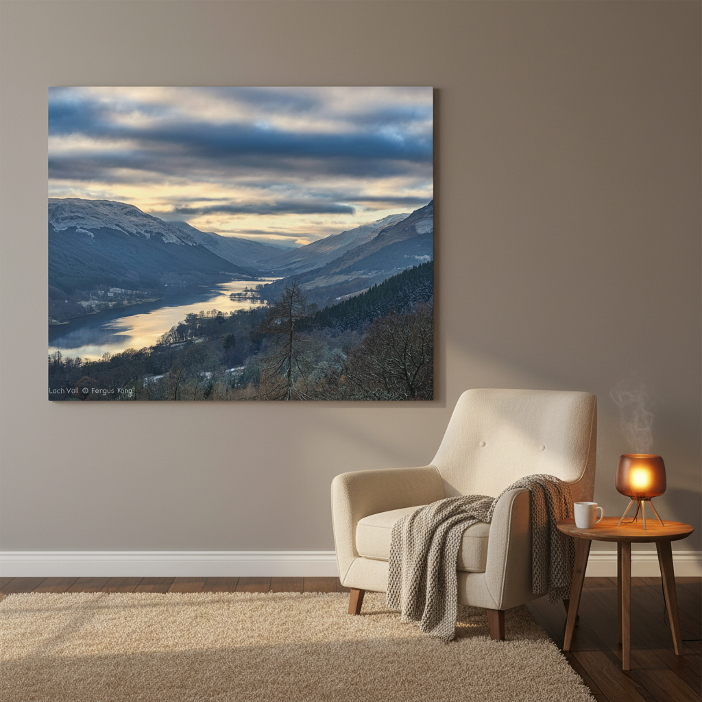 Loch Voil Canvas Print By Photographer Fergus King