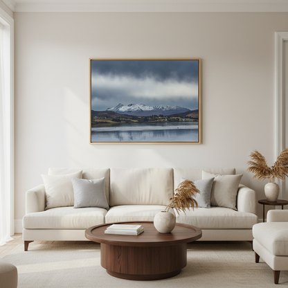 The Cuillins Canvas Print – By Photographer Fergus King l Scottish Highlands Seascape Wall Art
