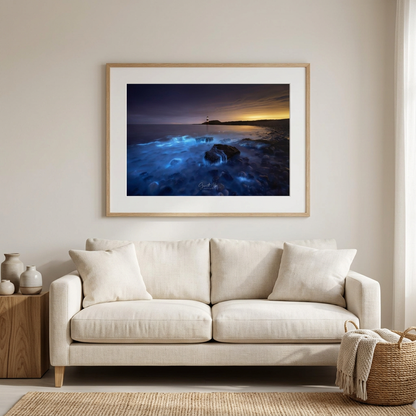 Bioluminescent Anglesey Fine Art Print | By Photographer Gareth Mon Jones